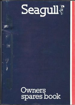 Seagull Owners Spare Manual Forty Featherweight Forty Plus Century and Silver Century