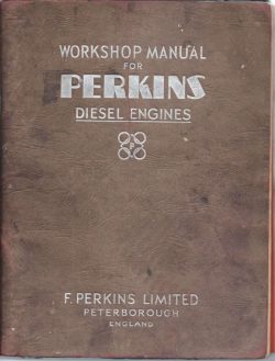 Perkins original workshop manual P4 and P6 marine engines 1954